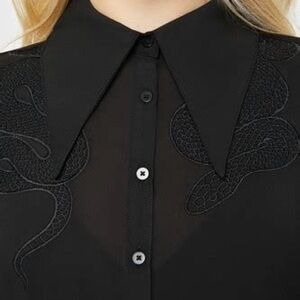 Killstar Serpent’s Den with Serpents and Flared Sleeves NWOT